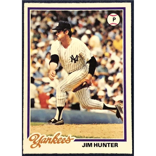 1978 O-PEE-CHEE CATFISH HUNTER (HOF)
