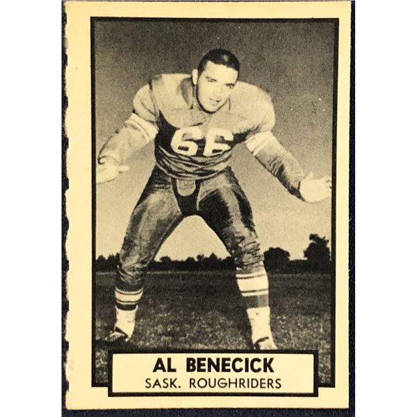 1962 O-PEE-CHEE CFL - AL BENECIK (HOF)