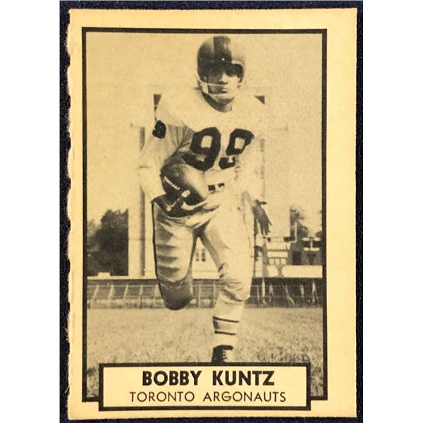 1962 O-PEE-CHEE CFL - BOBBY KUNTZ