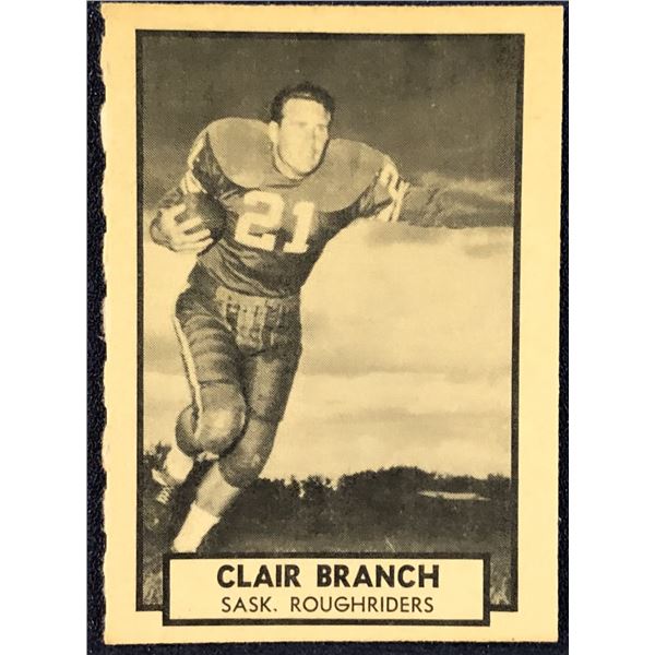 1962 O-PEE-CHEE CFL - CLAIR BRANCH