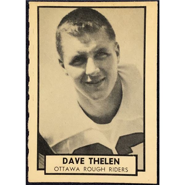 1962 O-PEE-CHEE CFL - DAVE THELEN (HOF)