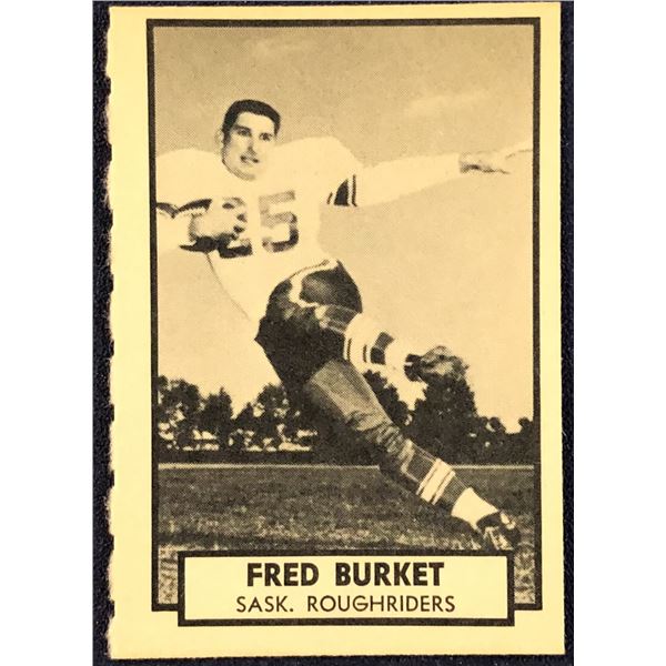 1962 O-PEE-CHEE CFL - FERD BURKET