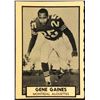 Image 1 : 1962 O-PEE-CHEE CFL - GENE GAINES (HOF) ROOKIE CARD