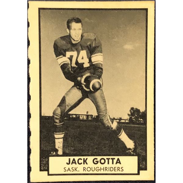 1962 O-PEE-CHEE CFL - JACK GOTTA