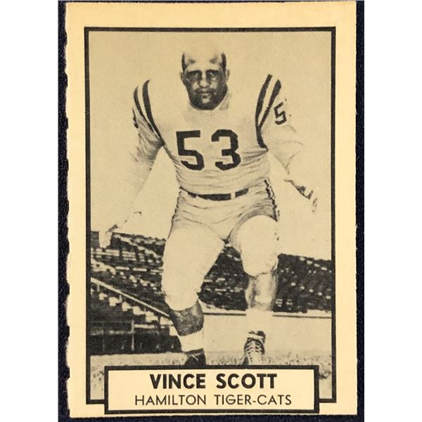 1962 O-PEE-CHEE CFL - VINCE SCOTT (HOF)
