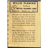 Image 2 : 1962 O-PEE-CHEE CFL WILLIE FLEMING (HOF)
