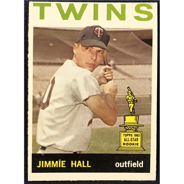 1964 TOPPS JIMMIE HALL ROOKIE CARD