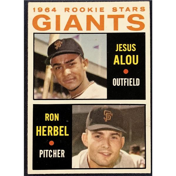 1964 TOPPS JESUS ALOU ROOKIE CARD
