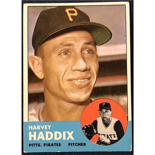 1963 TOPPS HARVEY HADDIX