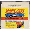 Image 1 : 1961 TOPPS SPORTS CARS WRAPPER