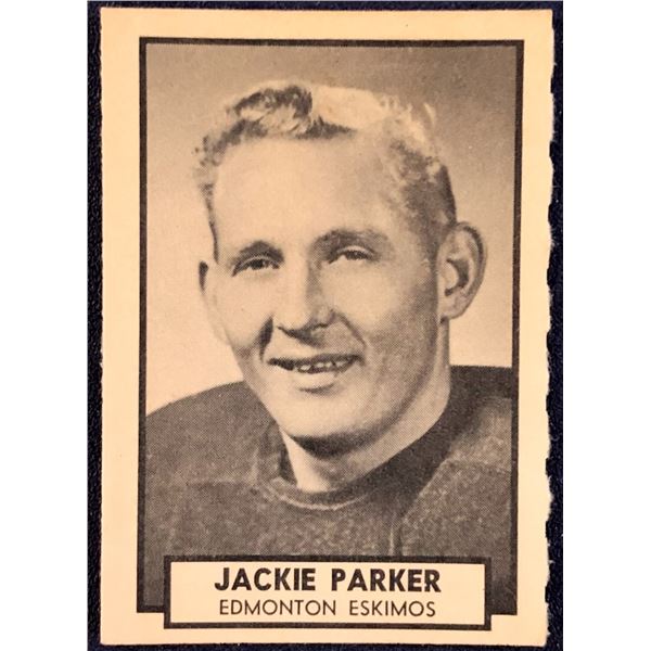 1962 O-PEE-CHEE CFL - JACKIE PARKER (HOF)