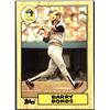 Image 1 : 1987 TOPPS BARRY BONDS ROOKIE CARD