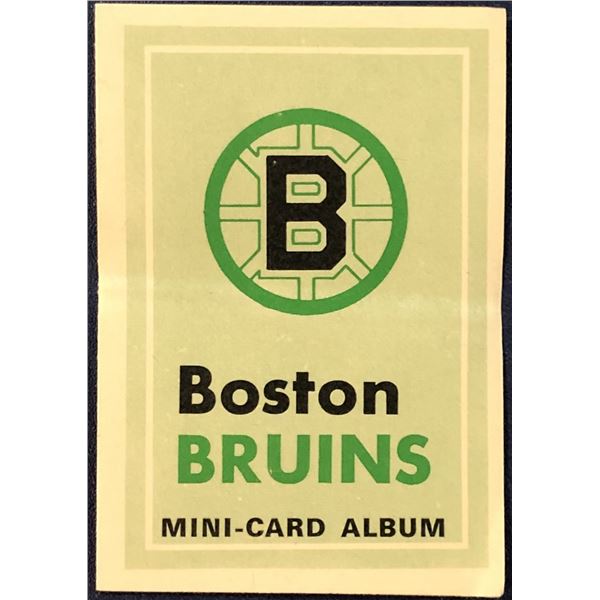 1969-70 O-PEE-CHEE HOCKEY MINI ALBUM - BOSTON BRUINS