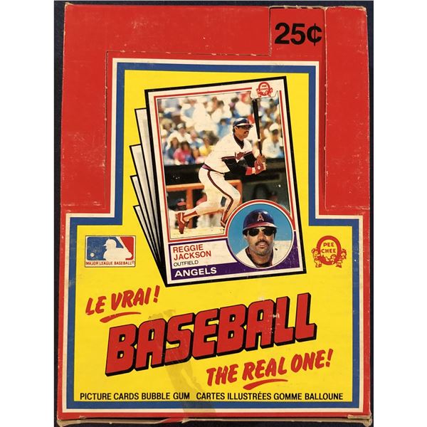 1983 O-PEE-CHEE BASEBALL WAX BOX - 36 PACKS