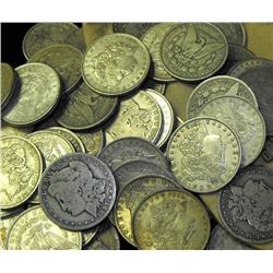 A Random date mint Morgan Silver dollar from cache