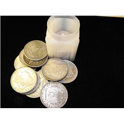 Roll of  20 Morgan Silver Dollars