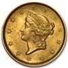 $ 1 Gold Liberty Head US Minted 19th Century Coin