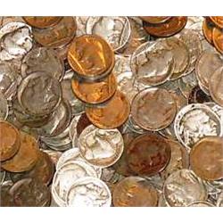 200 Buffalo Nickels- All Having Partial Dates