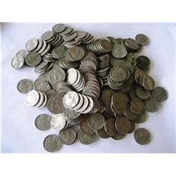 125 Buffalo Nickels- Circulated Partial Dates