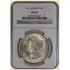 Image 1 : 1921 Morgan 1 $  MS65 NGC Color