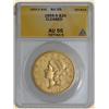 1855-S $20 Liberty AU55 Details ANACS