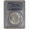 Image 1 : 1880/79-CC Morgan $ MS65 PCGS Reverse of 1878