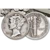 Image 2 : 1920's Mercury Dimes- (10)