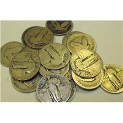 Silver Standing Liberty Quarters - 40 Coins