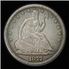 Image 2 : Random Date VF Grade Seated Liberty Half Dollar