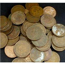 Lot of 10 Indian Head Cents-goods