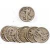 Image 1 : Lot of 10 Walking Liberty Halves-