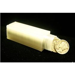 Roll of Mercury Dimes g-xf grades- 50 Coins