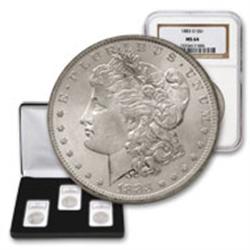 New Orleans Treasury Hoard Morgans-3 pc MS 64