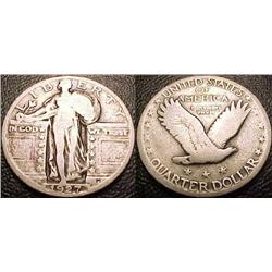 Lot of 10 Standing Liberty Quarters