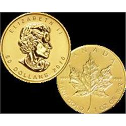 1 oz. Gold Maple Leaf Bullion Coin