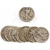 Image 1 : Lot of 10 Walking Liberty Halves-