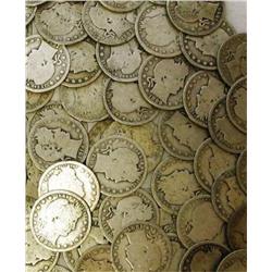 Lot of 10 Barber Quarters