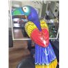 Image 4 : Hand-Painted Paper Mache Toucan with Perch