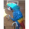 Image 3 : Hand-Painted Paper Mache Parrot with Perch