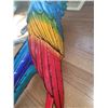 Image 6 : Hand-Painted Paper Mache Parrot with Perch
