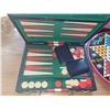 Image 5 : Board Games and Carved Wooden Chess Set with Decorative Board