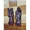 Image 9 : Board Games and Carved Wooden Chess Set with Decorative Board