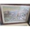 Image 2 : Six Western Cowboy Prints by Harold Bryant, Framed