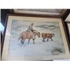 Image 4 : Six Western Cowboy Prints by Harold Bryant, Framed