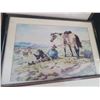 Image 5 : Six Western Cowboy Prints by Harold Bryant, Framed