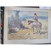 Image 6 : Six Western Cowboy Prints by Harold Bryant, Framed