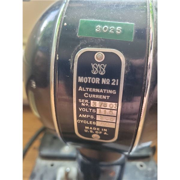 S.S. White Motor No. 21 Dental or Industrial Equipment with Accessories