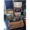 Image 2 : Vintage Tin Containers and Accessories