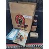 Image 1 : Calgary Beer Case with Empty Bottles, One Full Bottle, and Vintage Matches