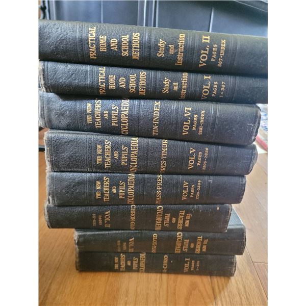 8-Volume Vintage Book Practical Home School Methods, Holst Publishing Co. Author: Bernhart P. Holst